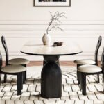 İmperial İtalyan Still Oval Ahşap Yemek Masası 100x210 - Görsel 16