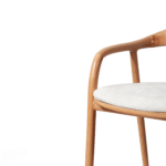 Kleopatra İskandinav Natural Ahşap Masa Sandalye Takımı 90x90 - Görsel 17