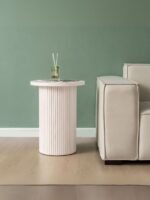 Leonora Bohem Ahşap Yan Sehpa