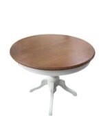 Lindon Baba Ayak Yuvarlak Açılır Masa 110x110 - Görsel 3