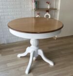 Lindon Baba Ayak Yuvarlak Açılır Masa 90x90 - Görsel 26