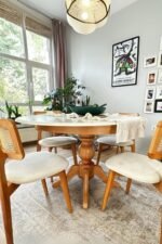 Lindon Baba Ayak Yuvarlak Açılır Masa 90x90 - Görsel 36