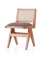 Lofoten Pergel Hazeranlı Hasırlı Ahşap Sandalye - Görsel 3