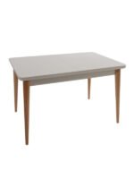 Ludovica Fransız Retro Still Açılır Ceviz Yemek Masası 90x170 - Görsel 26