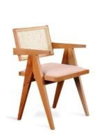 Luna Pergel Hazeranlı Model Hasırlı Natural Ahşap Sandalye - Görsel 7