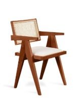 Luna Pergel Hazeranlı Model Hasırlı Natural Ahşap Sandalye - Görsel 17