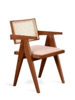 Luna Pergel Hazeranlı Model Hasırlı Natural Ahşap Sandalye - Görsel 21