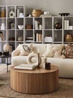 Lunna İskandinav Yuvarlak Orta Sehpa - Görsel 3