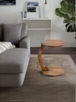 Lunora Ceviz Ahşap C Yan Sehpa