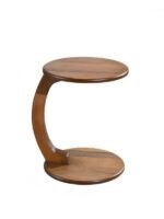 Lunora Ceviz Ahşap C Yan Sehpa - Görsel 2