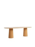 Luzara Bohem Ahşap Yemek Masası 90x180 - Görsel 2