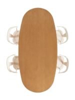 Luzara Bohem Ahşap Yemek Masası 90x180 - Görsel 3