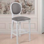 Madalyon Ahşap Bar Sandalyesi