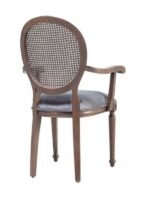 Madalyon Kolçaklı Hazeranlı Ahşap Klasik Sandalye - Görsel 11