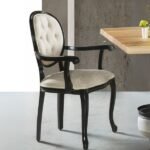 Madalyon Kolçaklı Kapitoneli Sandalye