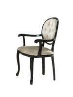 Madalyon Kolçaklı Kapitoneli Sandalye - Görsel 3