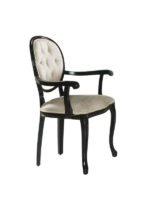 Madalyon Kolçaklı Kapitoneli Sandalye - Görsel 7