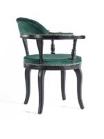 Majesta Kapitoneli Classic Ahşap Sandalye - Görsel 15