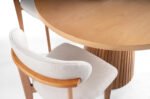 Milas Natural Ahşap Bohem Yemek Masası 120x120 - Görsel 12