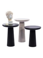 Mira Bohem 3'lü Ahşap Zigon Sehpa