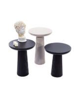 Mira Bohem 3'lü Ahşap Zigon Sehpa - Görsel 2