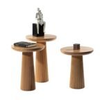 Mira Bohem Üçlü Ahşap Zigon Sehpa - Görsel 15