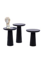 Mira Bohem Üçlü Ahşap Zigon Sehpa - Görsel 18