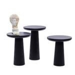 Mira Bohem Üçlü Ahşap Zigon Sehpa - Görsel 21