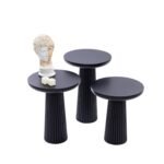 Mira Bohem Üçlü Ahşap Zigon Sehpa - Görsel 22