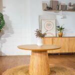 Mistral İskandinav Doğal Ahşap Mutfak Masası 120x120