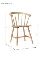 Monarco Omurga Pro Ahşap Sandalye - Görsel 16