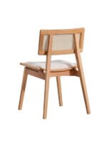 Myra İskandinav Natural Ahşap Masa Sandalye Takımı 90x90 - Görsel 7