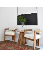 Narvik İskandinav Still T Model Ahşap Sandalye - Görsel 22