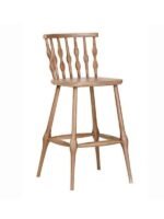 Natura Retro Ahşap Bar Sandalyesi - Görsel 11