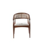 Neptün Ceviz Ahşap Masa Sandalye Takımı 120x120 - Görsel 6