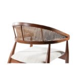Neptün Ceviz Ahşap Masa Sandalye Takımı 120x120 - Görsel 8