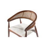 Neptün Ceviz Ahşap Masa Sandalye Takımı 120x120 - Görsel 9