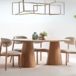 Nivara Bohem Ahşap Yemek Masası 90x170