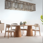 Nivara Bohem Ahşap Yemek Masası 90x180