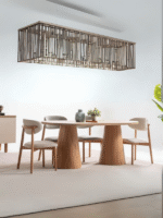 Nivara Bohem Ahşap Yemek Masası 90x180