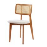 Niyegara İskandinav Natural Ahşap Masa Sandalye Takımı 90x130 - Görsel 6