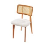 Niyegara İskandinav Natural Ahşap Masa Sandalye Takımı 90x130 - Görsel 10