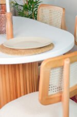 Niyegara İskandinav Natural Ahşap Masa Sandalye Takımı 90x130 - Görsel 29