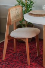 Niyegara İskandinav Natural Ahşap Masa Sandalye Takımı 90x130 - Görsel 34