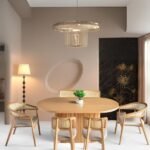 Nordik İskandinav Natural Ahşap Masa Sandalye Takımı 90x160