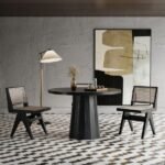 Odessa İskandinav Doğal Ahşap Mutfak Masası 110x110