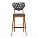 Olivya Ahşap Bar Sandalyesi - Görsel 7