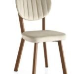 Olivya Sandalye, Ceviz Metal