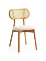 Orpheus Bambu Hasırlı Ahşap Sandalye - Görsel 8