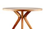 Oslo Natural Ahşap Masa Sandalye Takımı 100x100 - Görsel 8